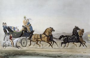La Promenade, gravée par R. Woodman